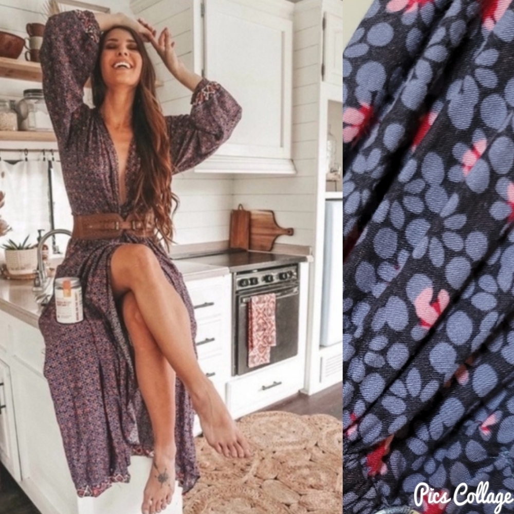 Nat Natalie Martin Nico Floral Maxi Dress S